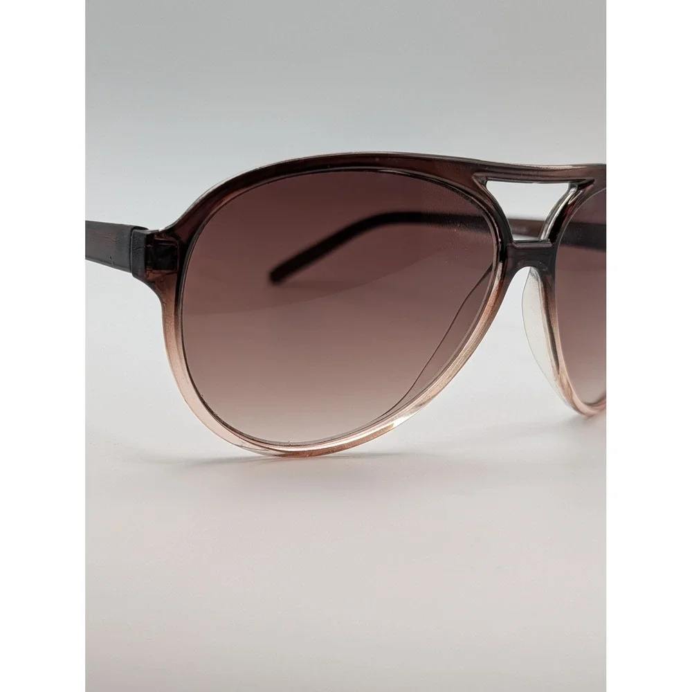 Rampage RS 1011 Womens Aviator Sunglasses Brown Gradient Lens Plastic Frame